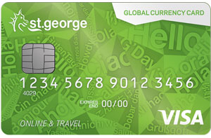 st george bank travel card