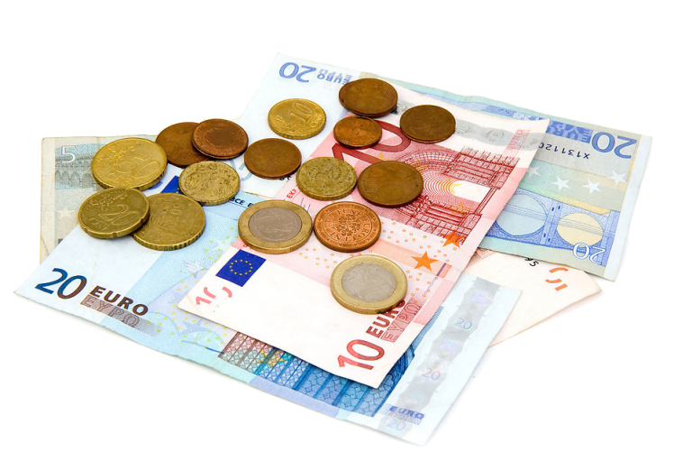 Euro notes and coins