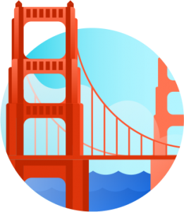 2022 US dollar USD forecast Image of Golden Gate Bridge