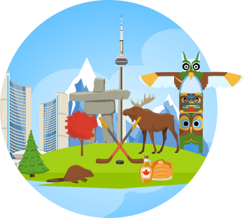 Canada illustration Buy Canadian dollars online at the best exchange rate in Australia
