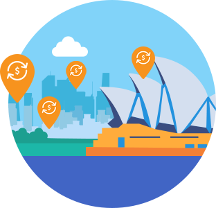 Sydney Currency Exchange Illustration Where to Find the Best Currency Exchange Rates in the Sydney CBD